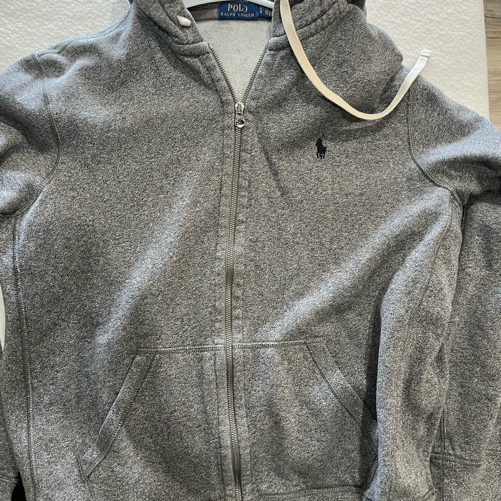 Polo by Ralph Lauren Gray Zip Up Jacket